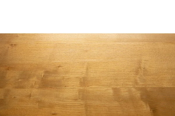 隔離された白い背景の上の木製のテーブルを表示 — ストック写真