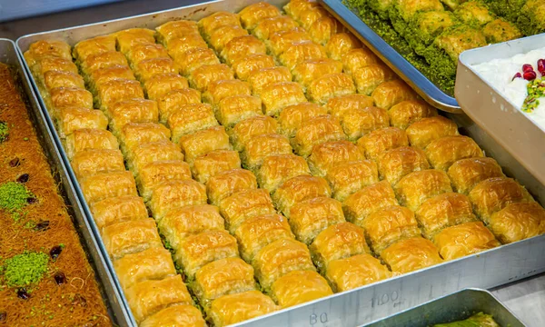 Dessert Pâtissier Baklava Déshydrateur Turc Traditionnel — Photo