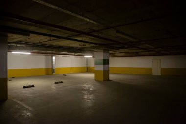 Ön görünüm boş çöp arkaplanı 