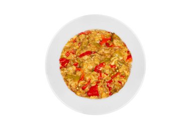 Geleneksel meze tabağında 