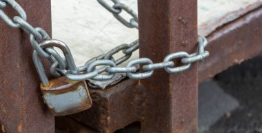 eski kilit ve zincir arkaplanı