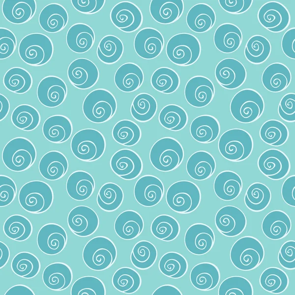 Blue circle, helix, bubbles, seamless wallpaper background pattern design. Абстрактный вектор e p s 8 — стоковый вектор