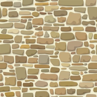 Taş duvar. Sonsuz doku, web sayfası arka planı. Vektör seamless modeli.