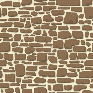 Taş duvar. Sonsuz doku, web sayfası arka planı. Vektör seamless modeli.