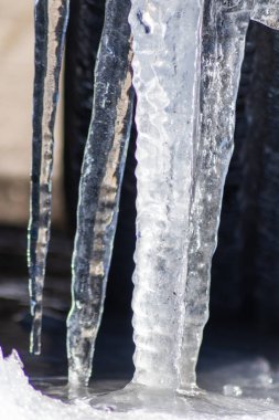 Aralık 'tan Ocak' a kadar kış ve baharda eriyen uzun buz sarkıtları, kentsel sokaklardaki kaygan kristaller ve güzel kış manzaraları gibi buzlu buzlu suyla birlikte hava sigortasına ihtiyaç duyulduğunu gösteriyor.