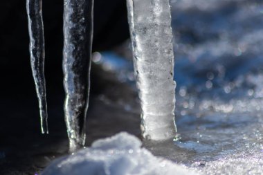 Aralık 'tan Ocak' a kadar kış ve baharda eriyen uzun buz sarkıtları, kentsel sokaklardaki kaygan kristaller ve güzel kış manzaraları gibi buzlu buzlu suyla birlikte hava sigortasına ihtiyaç duyulduğunu gösteriyor.