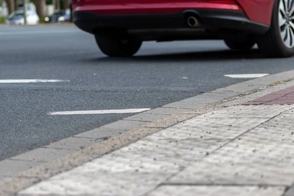 Danger in road traffic for blind people and disabled people is minimized by floor guidance systems for blind people to hint at dangers in street traffic for safety and security in the city streets