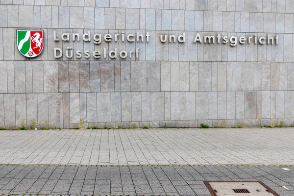 Düsseldorf Nordrhein Westfalen Deutschland Juni 2021 Landgericht Der Landeshauptstadt Als — Stockfoto