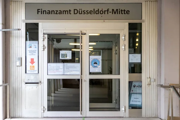 Dusseldorf North Rhine Westphalia Germany June 2021 Tax Revenue Office — Stock Photo, Image