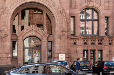 Düsseldorf, Kuzey Ren-Vestfalya, Almanya, 7 Temmuz 2021: idari mahkeme ve mahkeme sivil suçlar ve yargı hukuku kayıtları ve işlemleri için hükümet hukuk mahkemesi