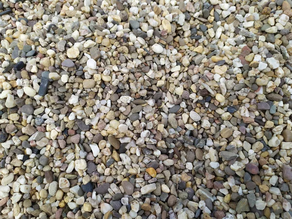Pequenas Rochas Cruas Minerais Cascalho Como Fundo Pedras Naturais Com — Fotografia de Stock