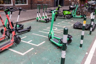 Avrupa 'da scooter park yeri