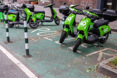 Avrupa 'da scooter park yeri