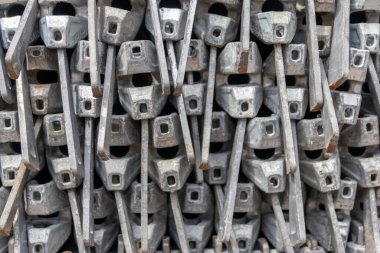 inşaat için metal çubuk yığını 