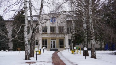 Konum Kuzey Kafkasya. Aygea Cumhuriyeti 'nin başkenti Maykop şehridir. Kış. 