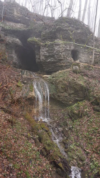 Hely Oroszország Adygea Köztársaság Lago Naki Hegyvidéki Terület Késő Tavasz — Stock Fotó