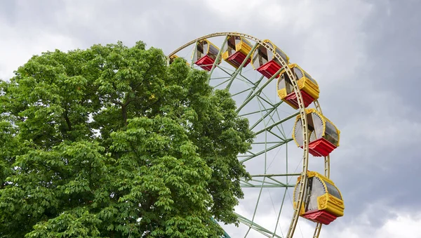 Republiken Adygea Staden Maykop Kulturens Och Vilans Stadspark Stockbild