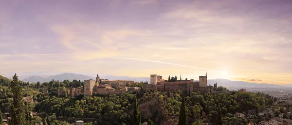 Belle Vue Sur Alhambra Andalousie Espagne — Photo