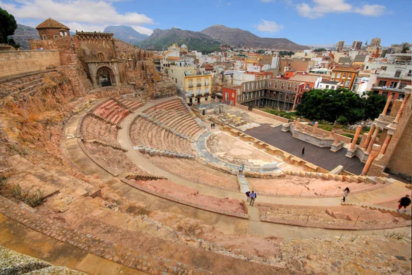 Belle Vue Sur Ville Cartagena Espagne Europe — Photo