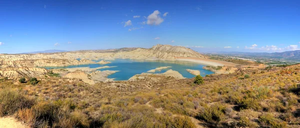 Hermosa Vista Del Lago Librilla Provincia Murcia España —  Fotos de Stock