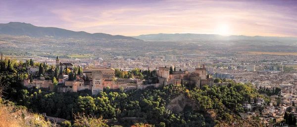 Belle Vue Sur Alhambra Andalousie Espagne — Photo