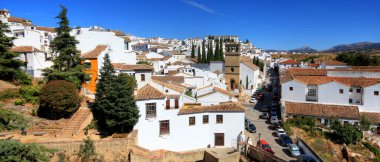 Endülüs, İspanya 'nın güneyi. Ronda şehrinin manzarası güzelmiş..