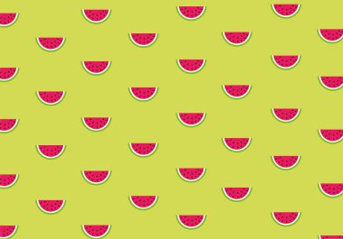  Yeşil karpuz desen