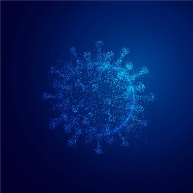 Fütürist toz elementinde sunulan virüsün grafiği