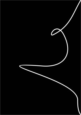 Çizgi sanatı, arka planda çizgiler. Arkaplan resmi, soyutlama, minimalizm. 