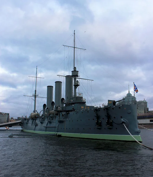 Крейсер Aurora — стоковое фото