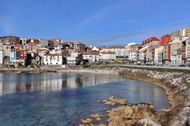 La Guardia, Pontevedra, İspanya Ağustos 2020 La Guardia liman bölgesinin manzarası