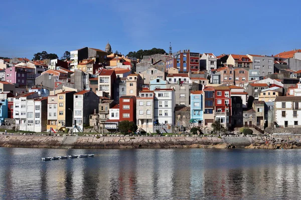 Guardia Pontevedra España Agosto 2020 Vista Zona Portuaria Del Pueblo — Foto de Stock