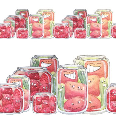 WATERCOLOR SÜRETİMİSYONU, GLASS KOMLARI VE CUMLARI GÖREVLERİ, BÜYÜK PATTERN, GÖREVLERİ BİR AĞIZ BİR AĞLANDI.