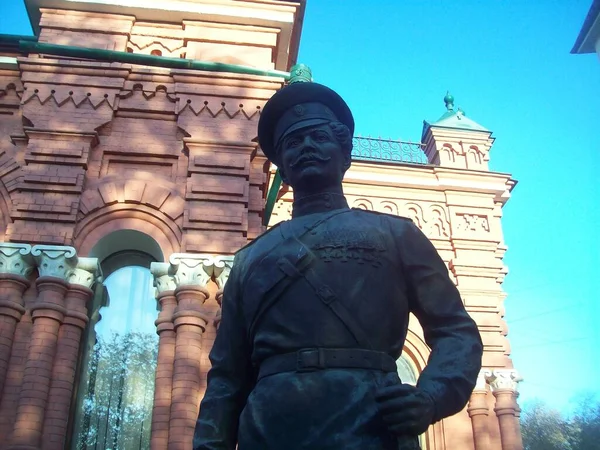 Voldogrado Rusia 2020 Monumento Konstantin Nedorubov Volgogrado — Foto de Stock