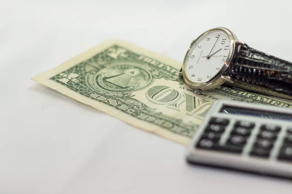 Time is money. Wasting time losing money. — Stock Photo, Image