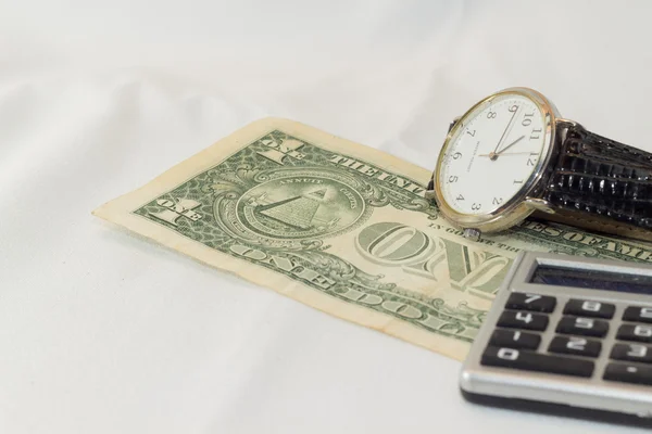 Time is money. Wasting time losing money. — Stock Photo, Image