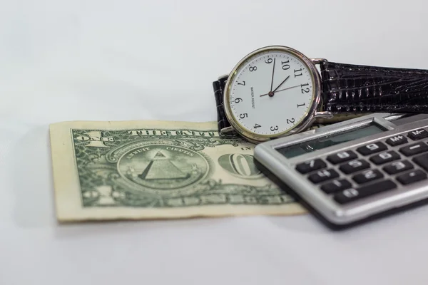 Time is money. Wasting time losing money. — Stock Photo, Image