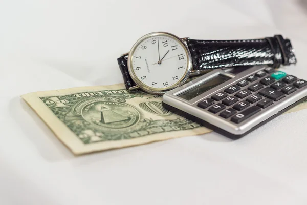 Time is money. Wasting time losing money. — Stock Photo, Image