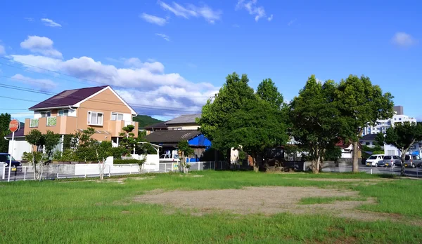 Park im Dorf — Stockfoto