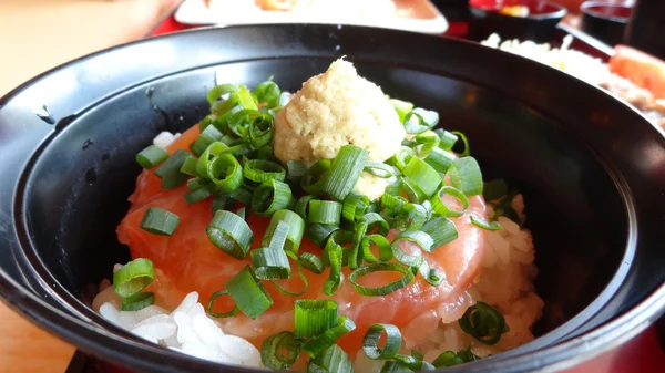 Aile Japon restoranı japannese gıda — Stok fotoğraf