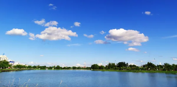 Paesaggio del parco pubblico, Udonthani Thailandia — Foto Stock