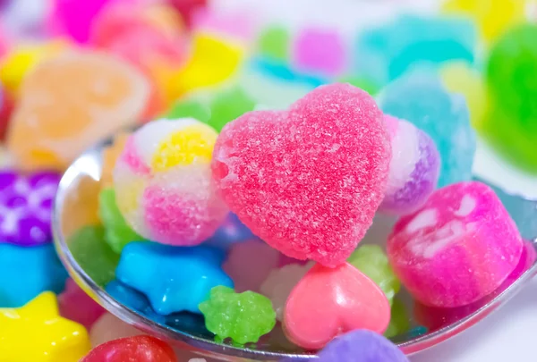 Красочные японские конфеты — стоковое фото