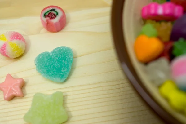 Colorful Japanese candy — Stock Photo, Image