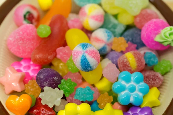 Красочные японские конфеты — стоковое фото