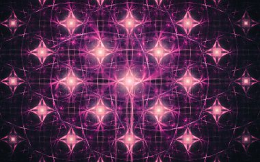 güzel soyut geometrik şekillerden oluşan bir bilgisayarda dijital resim oluşturuldu, bir arkaplan resmi veya web tasarımı için farklı renk çizgileri.