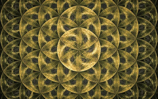 Цифровое Изображение Созданное Компьютере Состоящем Красивых Абстрактных Геометрических Фигур Линий — стоковое фото