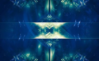 güzel soyut geometrik şekillerden oluşan bir bilgisayarda dijital resim oluşturuldu, bir arkaplan resmi veya web tasarımı için farklı renk çizgileri.