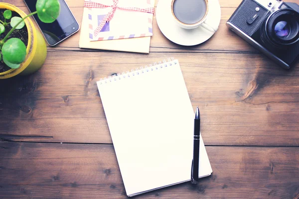 Different working  objects on table — Stock Photo, Image