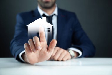 Ekrandaki erkek el evi modeli