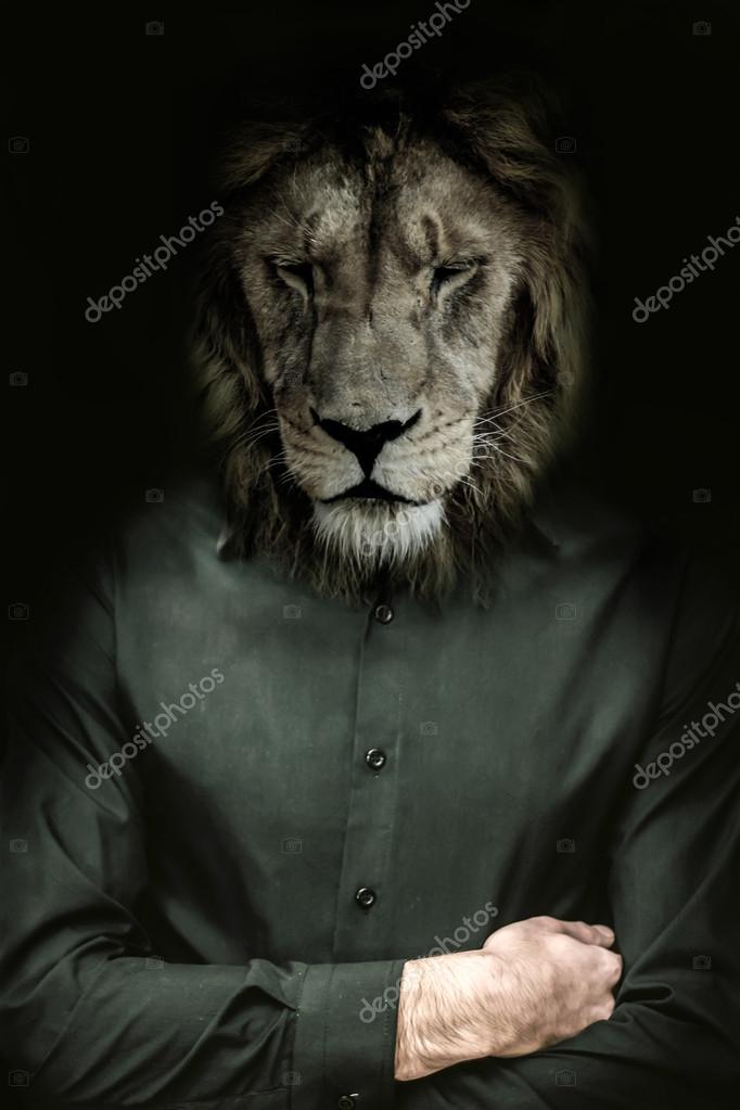 The lion's head man Stock Photo by ©Tiko0305 60266341